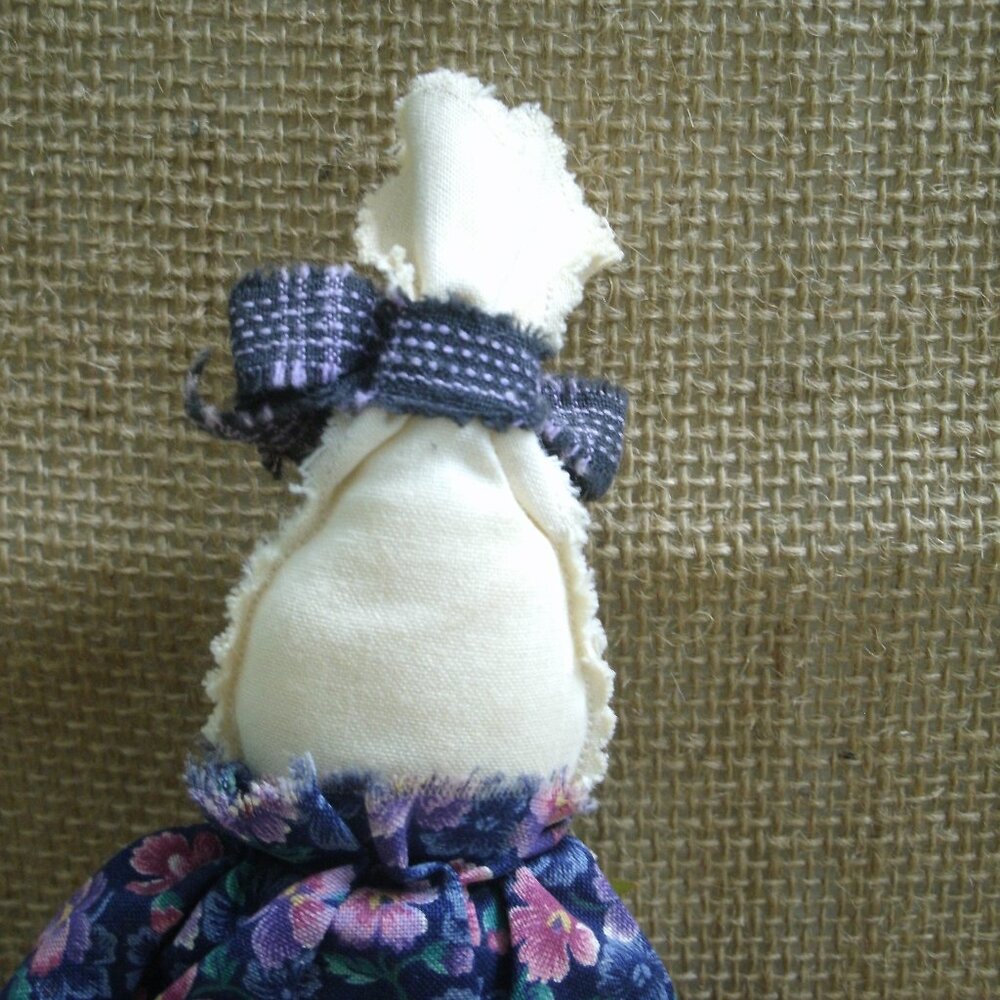 Vintage Handmade Cloth Rabbit Doll - Picture 7 of 14